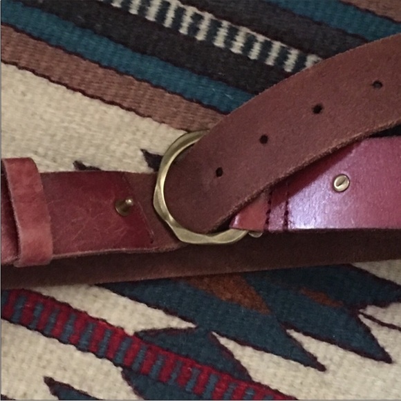 Lucky Brand Leather Belt XS/SM Sienna Brown - Picture 5 of 10
